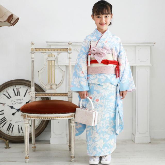 七五三 着物 7歳 レンタルフルセット 四つ身着物23点セットレンタル