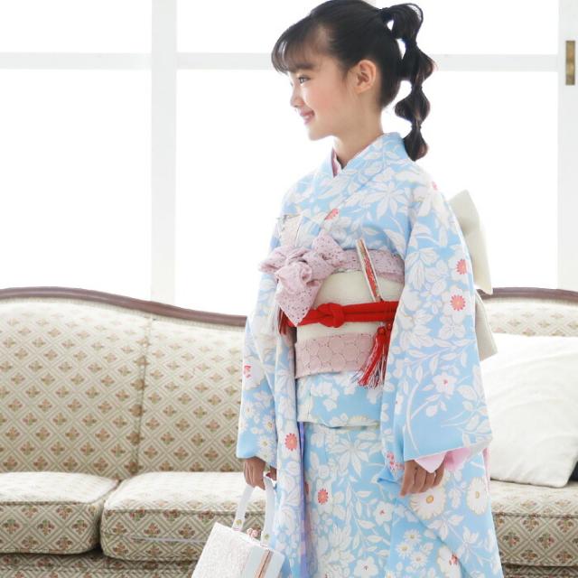 七五三 着物 7歳 レンタルフルセット 四つ身着物23点セットレンタル