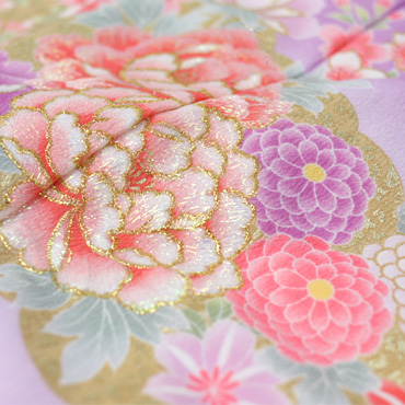 訪問着 レンタル 19点フルセットレンタル 紫 薄紫 卒業式 結婚式 式典