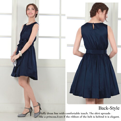 ドレス レンタル 6点セット プリンセスリボンドレス ネイビー ワンピース 結婚式 二次会 謝恩会 パーティー お呼ばれ青 紺の通販はau Pay マーケット なでしこ