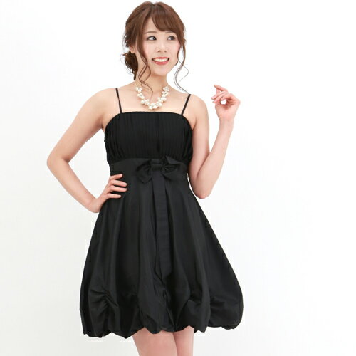 ドレス レンタル 6点セット バルーンドレス ブラック ワンピース 結婚式 二次会 謝恩会 パーティー お呼ばれの通販はau Pay マーケット なでしこ