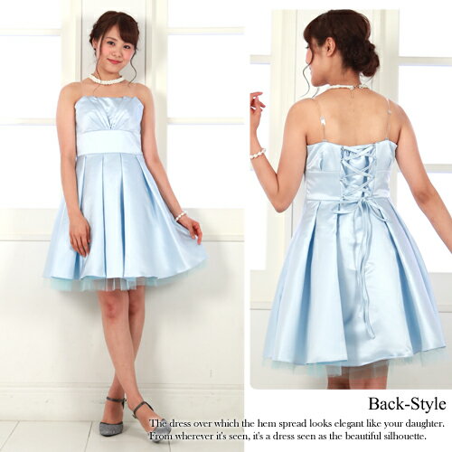 ドレス レンタル 6点セット プリンセスドレス ペールブルー ワンピース 結婚式 二次会 謝恩会 フレア パニエ コサージュ 花 水色の通販はau Pay マーケット なでしこ