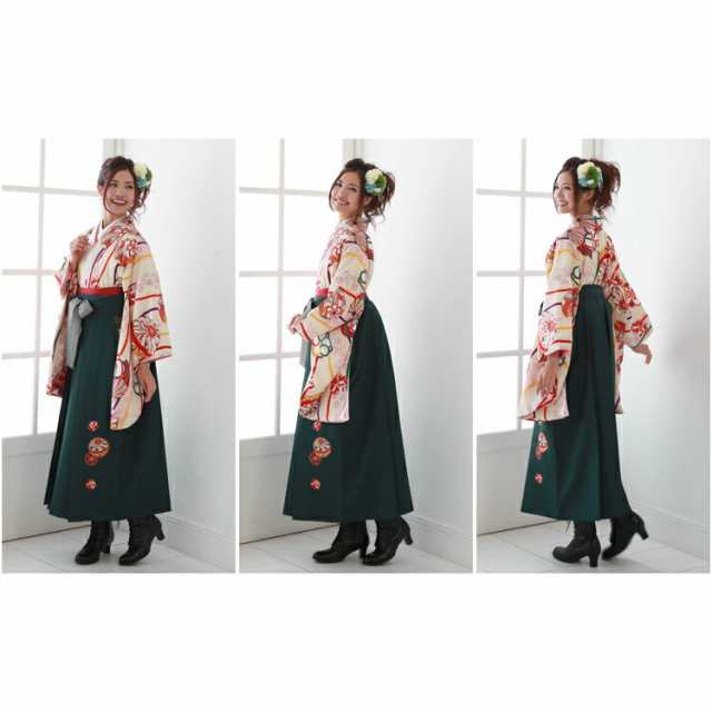 袴 セット 卒業式 レンタル 女 卒業式袴セット2尺袖着物＆袴 フル