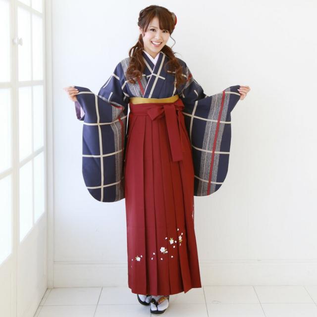 袴 セット 卒業式 レンタル 女 卒業式袴セット2尺袖着物＆袴 フル
