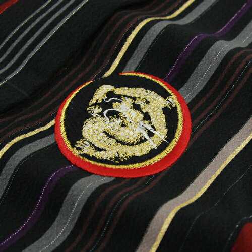 【七五三着物レンタル】七五三 5歳 男の子用 羽織袴13点セット「黒地に縞」CIAOPANIC TYPY お正月