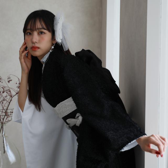 新品・最大20日間レンタル】 振袖 レンタル 成人式 黒 くろ ブラック