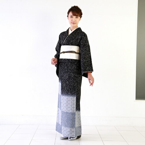 訪問着 レンタル 19点フルコーディネートレンタルセット 披露宴 「黒