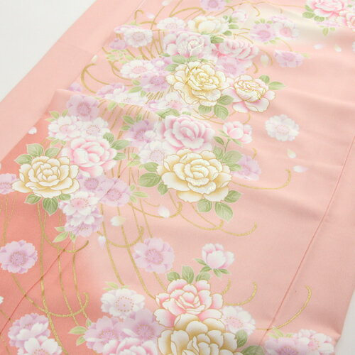 訪問着 レンタル 19点フルコーディネートレンタルセット「ピンク地に桜