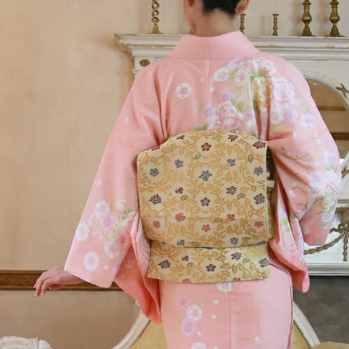 訪問着 レンタル 19点フルコーディネートレンタルセット「ピンク地に桜