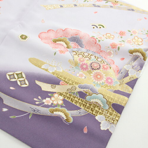 訪問着 レンタル 19点フルコーディネートレンタルセット「薄紫地に雲