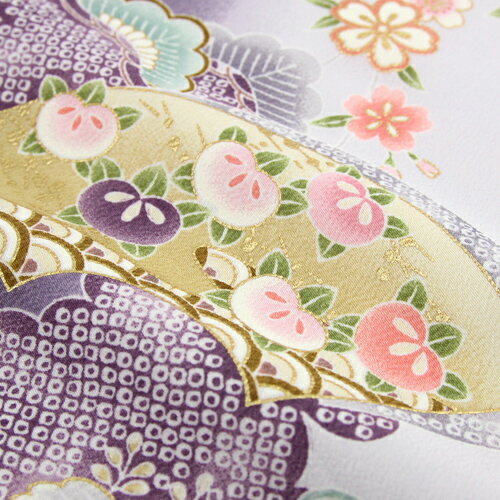 訪問着 レンタル 19点フルコーディネートレンタルセット「薄紫地に雲