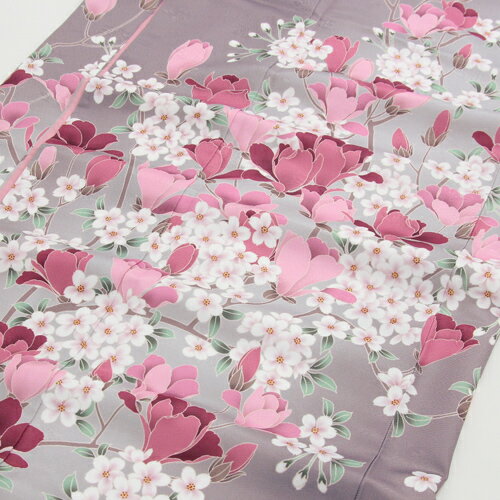 訪問着 レンタル 19点フルコーディネートレンタルセット「薄紫地に桜