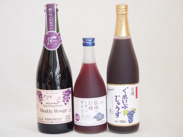 ワインセット スパークリングワイン5本セット マディルージュ(ルージュ) (山梨県) 750ml×5本 ワインセット スパークリングワイン5本セット マディルージュ(ルージュ