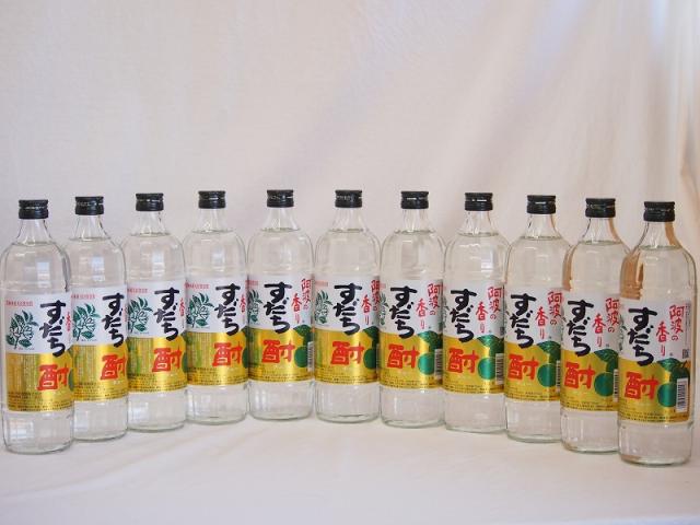 11本セット(すだち果汁すだち酎20度(徳島県)) 720ml×11本
