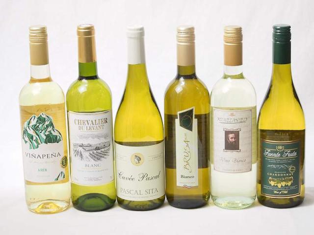 美味しいワインだけ集めた6本セット！ 高品質の白ワイン6本セット！4カ国（スペイン、フランス2本、イタリア、チリ）750ml×6本の通販は 5,980円
