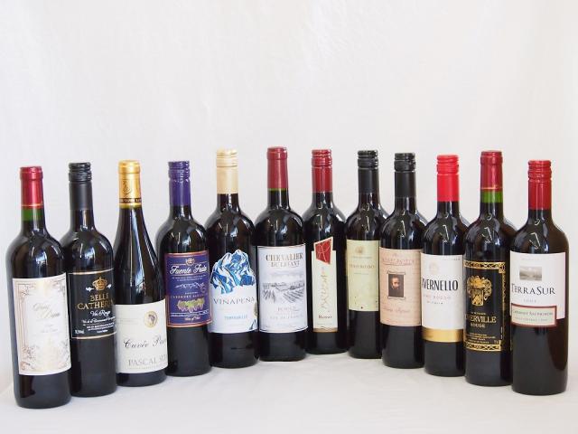 【特選】高品質ワイン12本福袋（赤12本）750ml×12本 8,626円