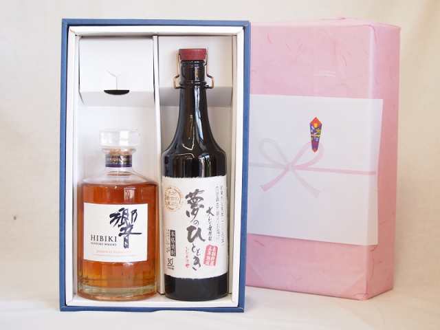 冬の贈り物お歳暮 感謝贈り物ボックス 洋酒焼酎2本セット（ウイスキー響700ml 長期熟成麦焼酎夢のひととき 30度 720ml）｜au PAY  マーケット