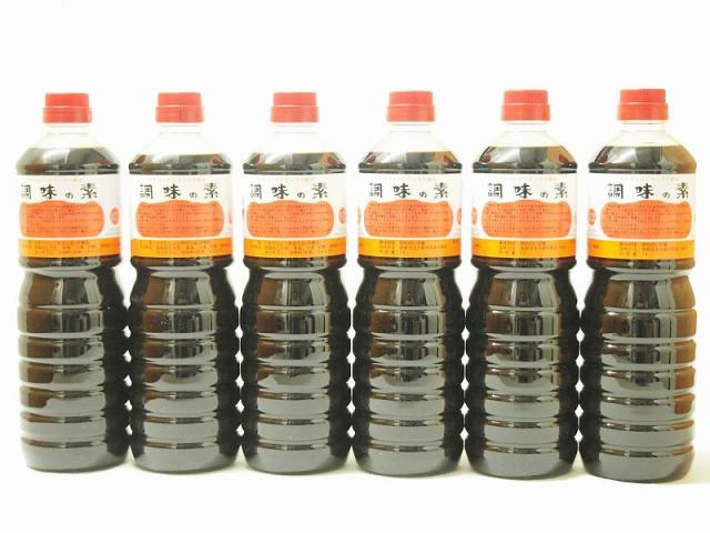 調味の素カツオだし入 ヤマコノのデラックス醤油 味噌平醸造(岐阜県)ペット 1000ml×8