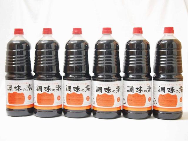 調味の素カツオだし入 ヤマコノのデラックス醤油 味噌平醸造(岐阜県)ペット 1800ml×8