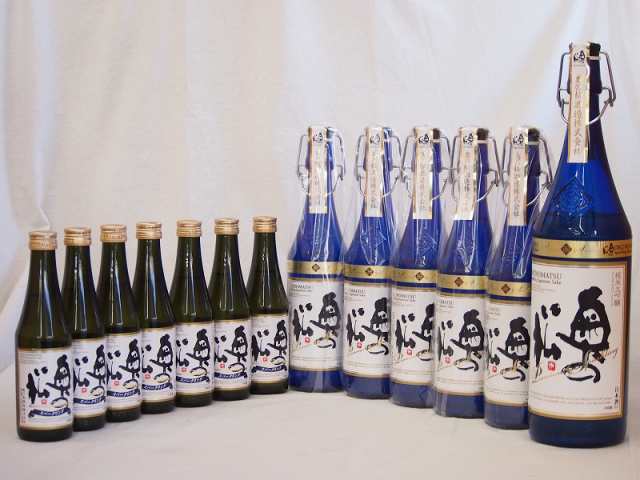 スパークリング日本酒大中小13本セット 純米大吟醸 奥の松(福島県)