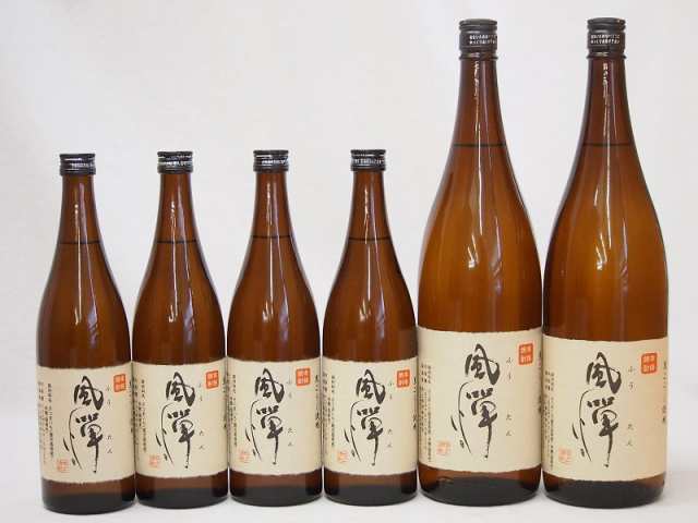 風憚ふうたん6本セット 吹上酒造謹製 本格芋焼酎(鹿児島県) 720ml×4　1800ml×2の通販は