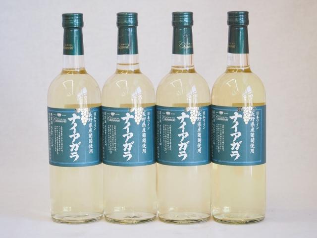 シャンモリ ナイアガラ甘口 長野県産葡萄使用 720ml×4の通販は 6,073円