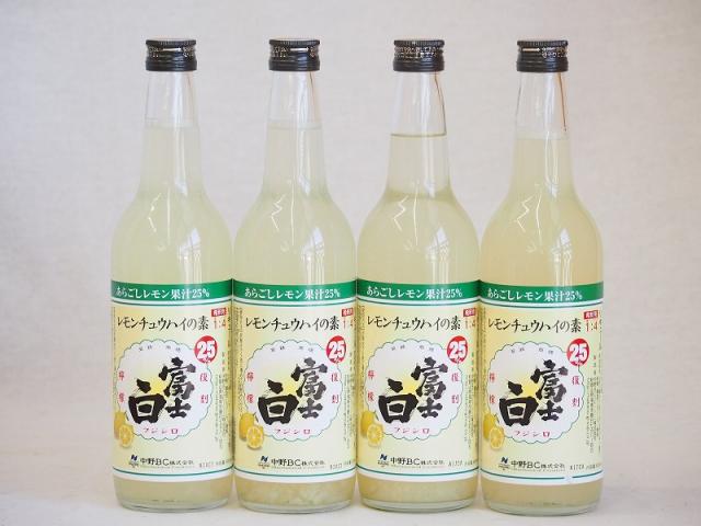 チューハイの素 富士白(和歌山県) 660ml×4