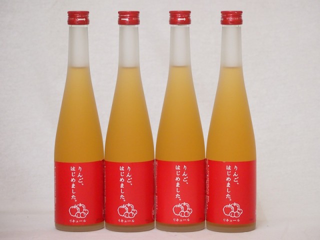 篠崎 りんご梅酒りんご、はじめました（福岡県）500ml×4本