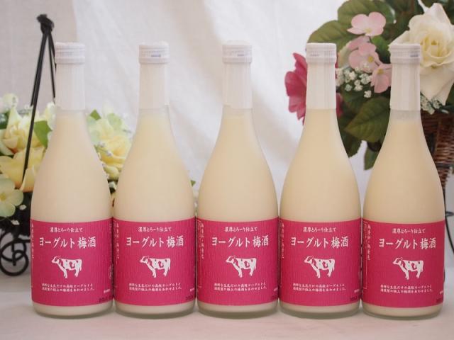 濃厚とろーり仕立て ヨーグルト梅酒 杉能舎 浜地酒造(福岡県)720ml×5本