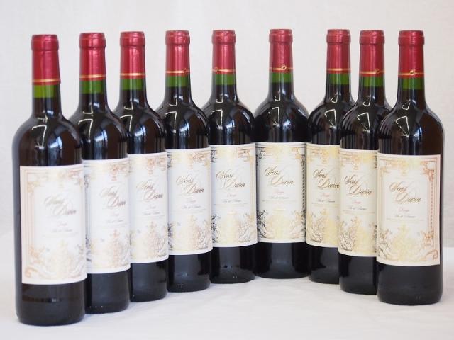 フランス赤ワイン サン ディヴァン ルージュ 750ml×9