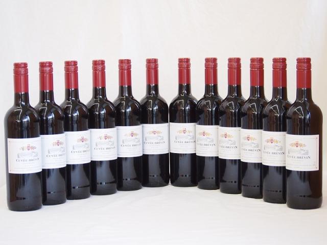 フランス赤ワイン キュヴェ・ブレヴァン ・ルージュ 750ml×12