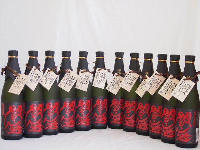 全量麹仕込麦焼酎 黒閻魔 老松酒造(大分県)720ml×12本