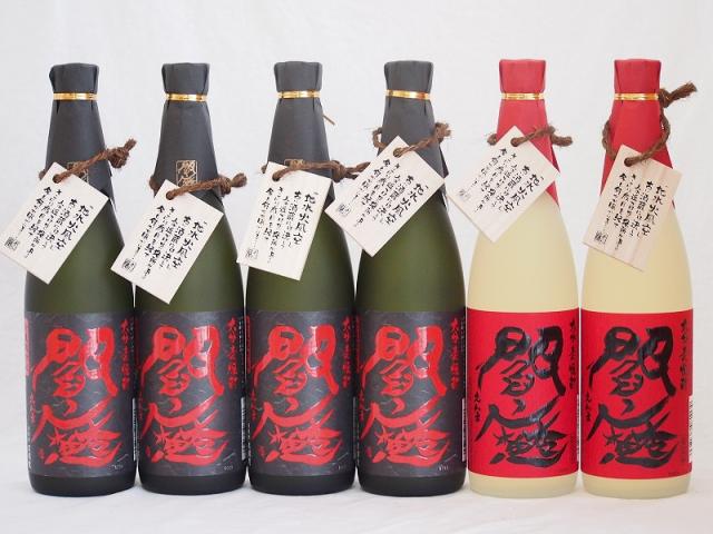 麦焼酎閻魔セット 全量麹仕込4本 樽熟成2本 老松酒造(大分県)720ml×6本