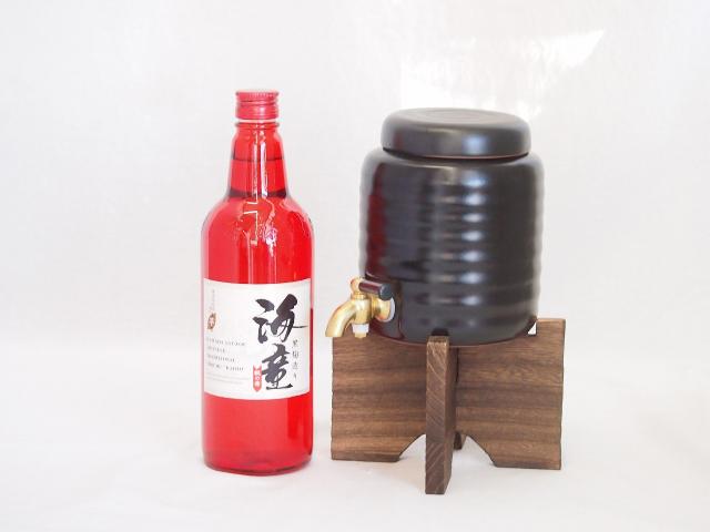 本格焼酎サーバー1000cc(18cm×24cm 1kg)セット濱田酒造 本格芋焼酎 黒麹造り海童祝の赤 (鹿児島県) 720ml×1本の通販は 6,980円