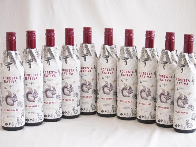 10本セット(イタリア赤ワイン フォレスタ ナティヴァ ネグロアマーロ) 750ml×10本