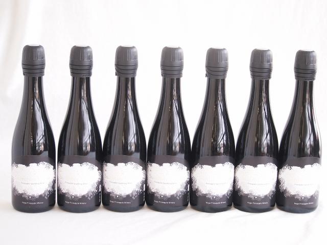7本セット(名護パイナップルワイナリー サマースノー パイナップルスパークリングワイン甘口(沖縄県)) 375ml×7本
