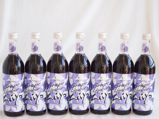 7本セット(瑞鷹 葡萄の酒10度(熊本県)) 720ml×7本