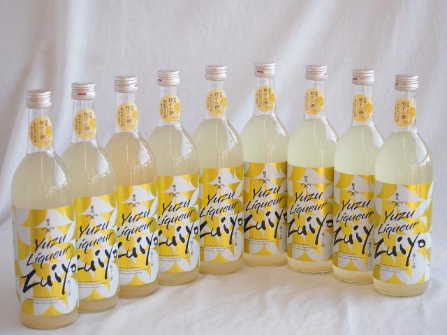 9本セット(瑞鷹 柚子の酒10度(熊本県)) 720ml×9本