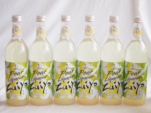6本セット(瑞鷹 梨の酒 リキュール10度(熊本県)) 720ml×6本