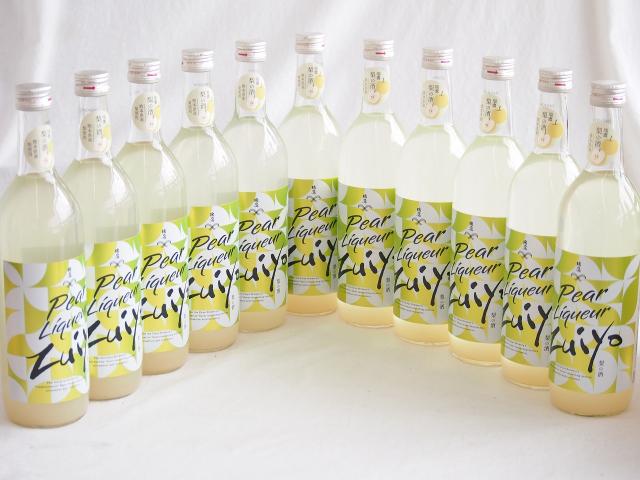 11本セット(瑞鷹 梨の酒 リキュール10度(熊本県)) 720ml×11本