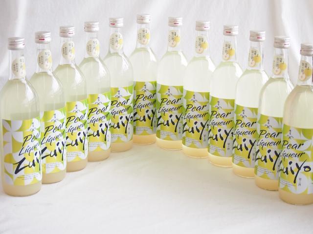 12本セット(瑞鷹 梨の酒 リキュール10度(熊本県)) 720ml×12本