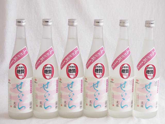 6本セット(長期熟成奄美黒糖焼酎 せいら銀 25% 喜界島酒造(鹿児島県)) 720ml×6本