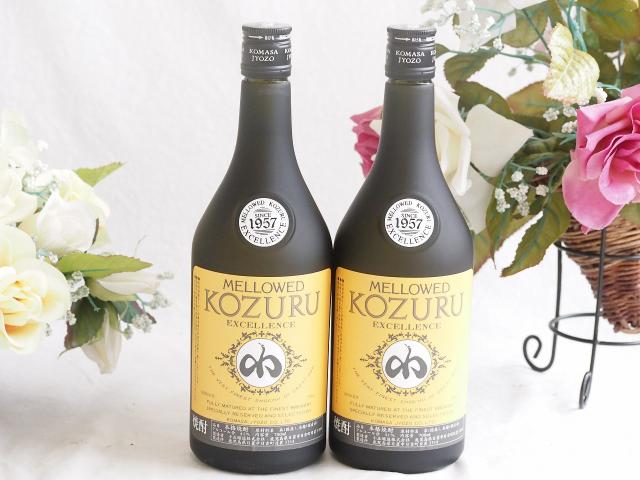 2本セット(長期貯蔵米焼酎 メローコヅルエクセレンス 41度 (鹿児島県)) 700ml×2本