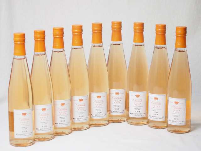 9本セット(山梨県産葡萄100% デラウェア オレンジワインやや甘口) 500ml×9本の通販は
