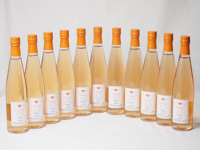 11本セット(山梨県産葡萄100% デラウェア オレンジワインやや甘口) 500ml×11本の通販は