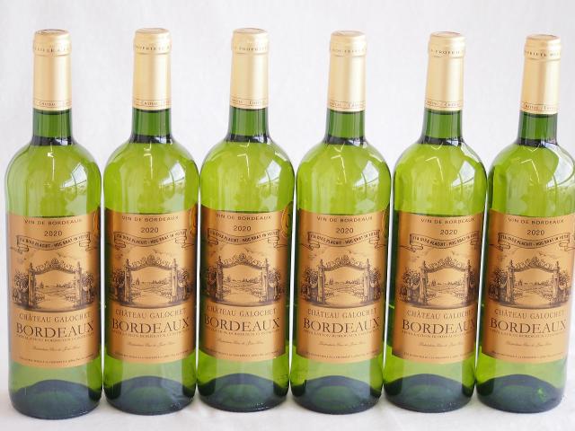 6本セット(フランス金賞受賞白ワイン シャトー ガロシェ 辛口) 750ml×6本の通販は 5,793円