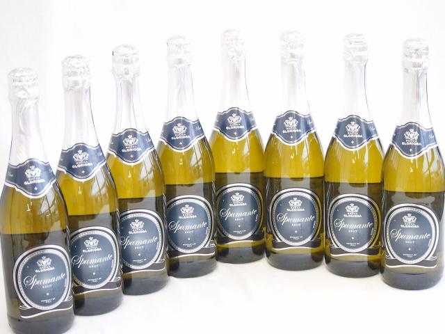 8本セット(ロッカ グロリオサ ヴィノ スプマンテ ブリュット シャンパン スパークリング(イタリア) ) 750ml×8本