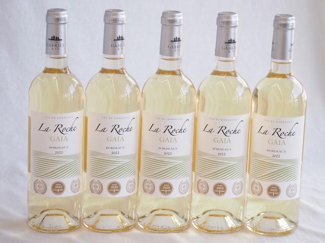 5本セット(フランストリプル金賞白ワイン セラ･ロッシュ ガイア) 750ml×5本