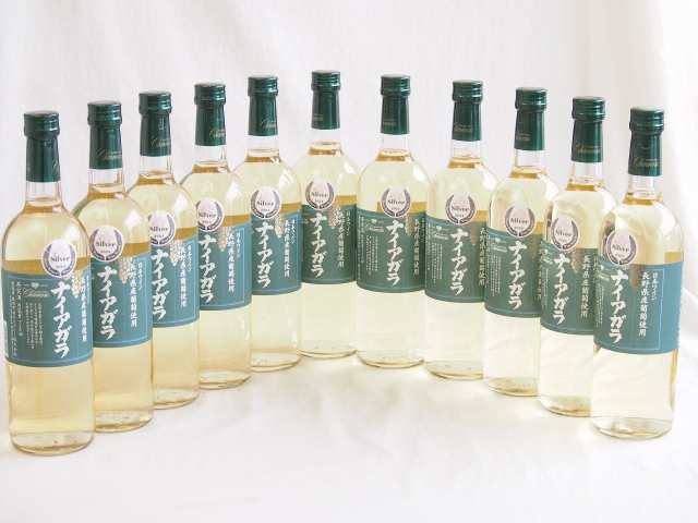 11本セット(長野県産葡萄ナイアガラ 白ワイン) 720ml×11本の通販は