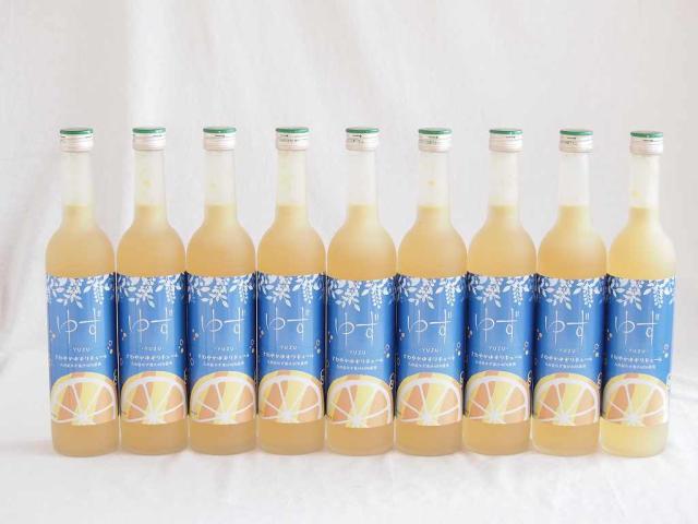 9本セット(九州産さわやかゆずリキュール(宮崎県)) 500ml×9本